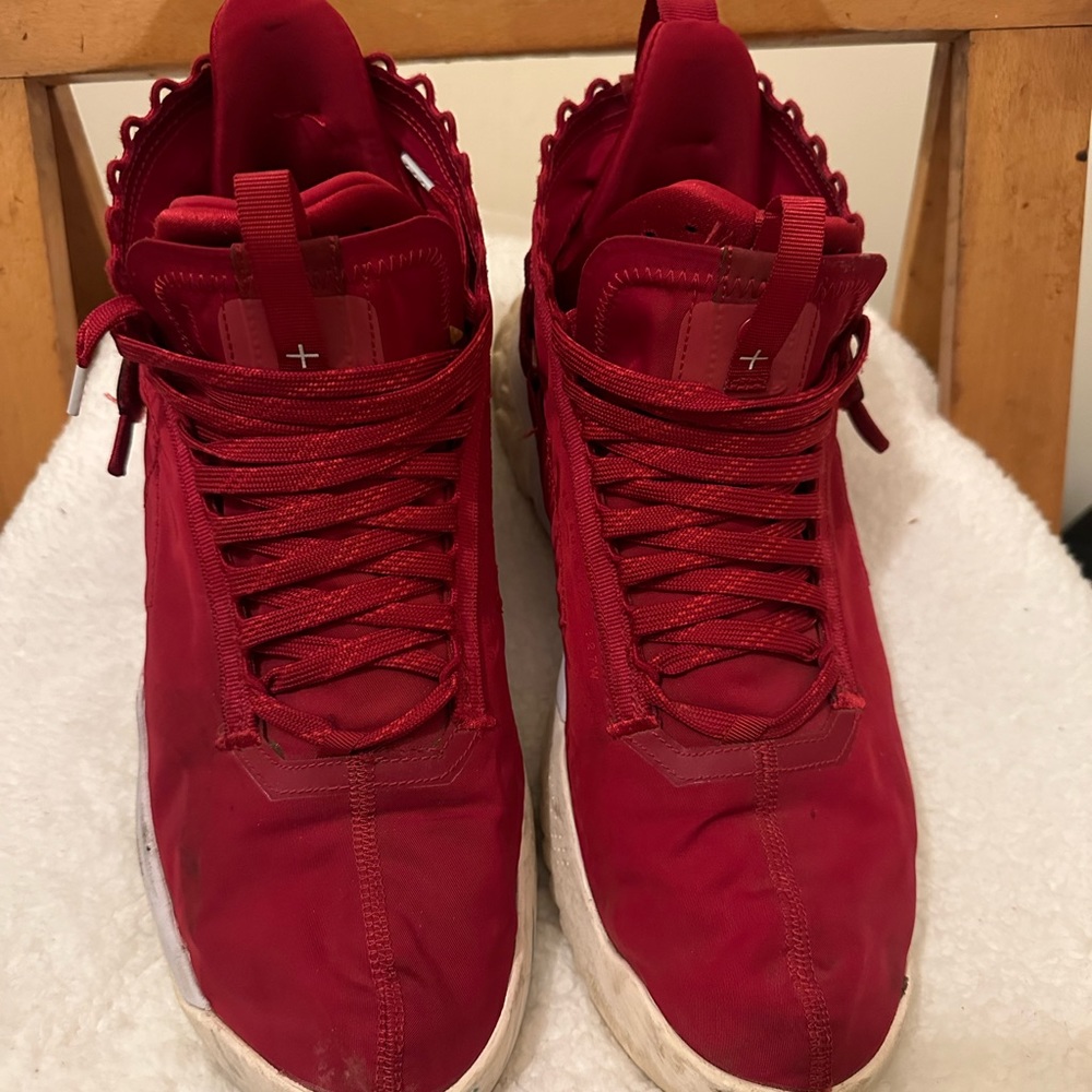 Jump man sneakers used.